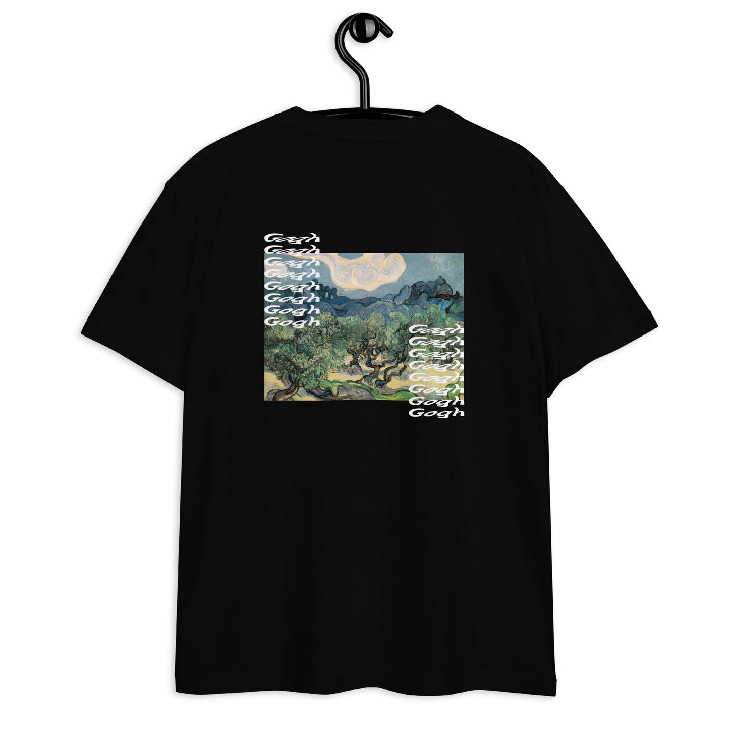 Tシャツ(バックプリント)|ゴッホ:昼のオリーブの木