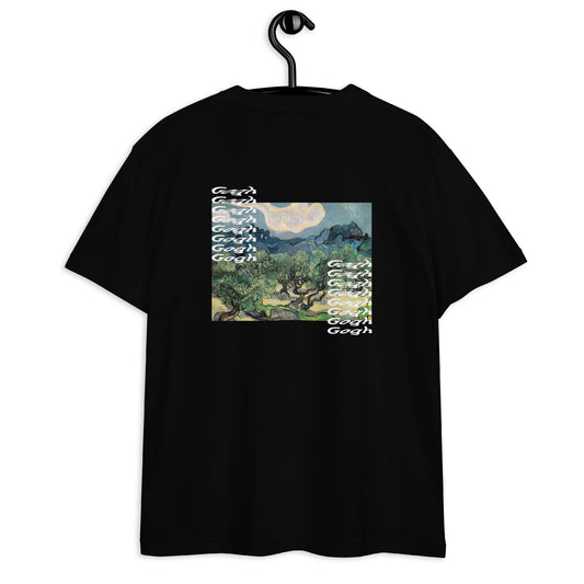 Tシャツ(バックプリント)|ゴッホ:昼のオリーブの木