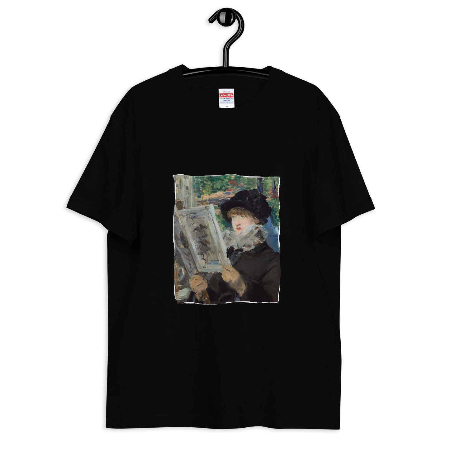 Tシャツ|マネ:読書する女性