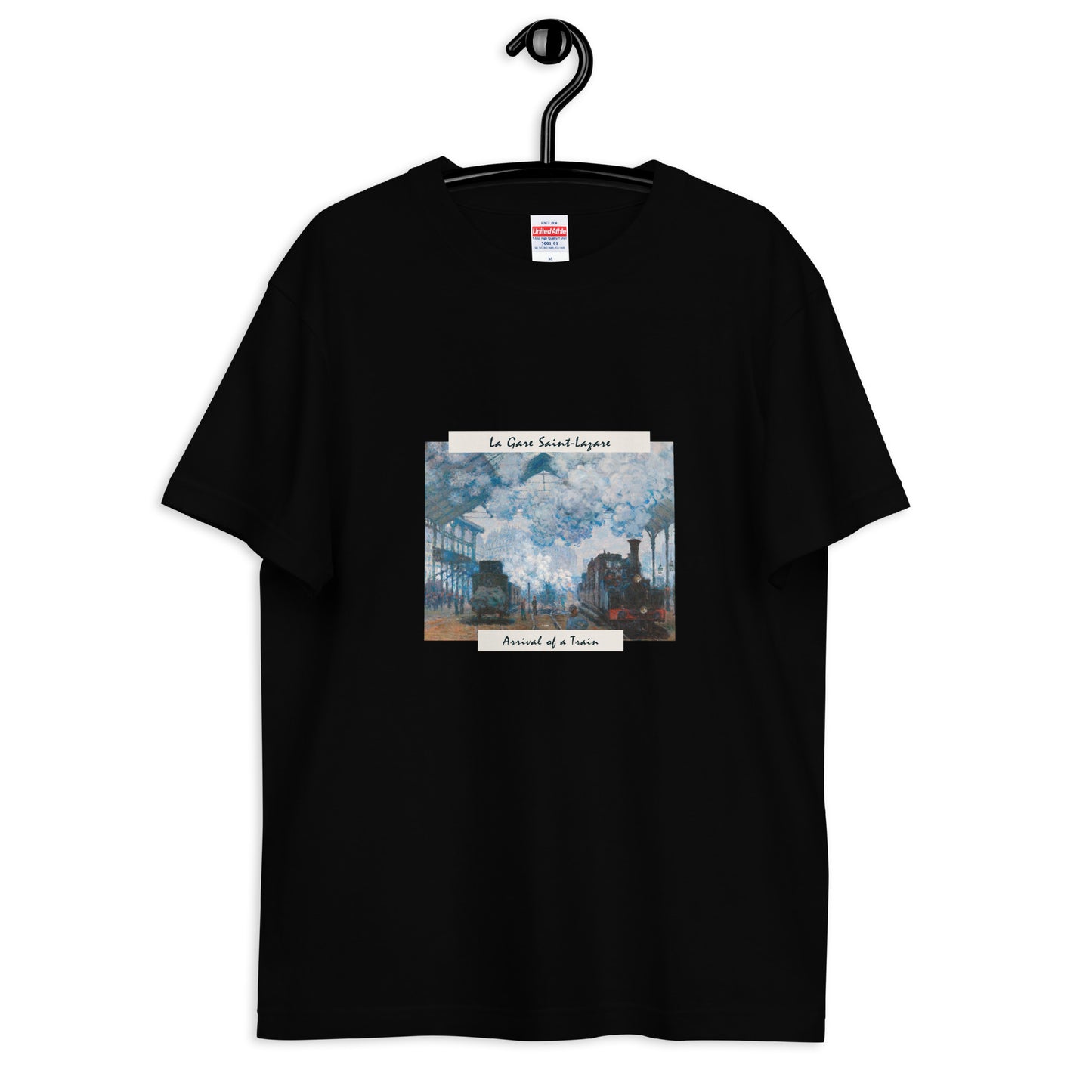 Tシャツ|モネ:サン・ラザール駅、列車の到着