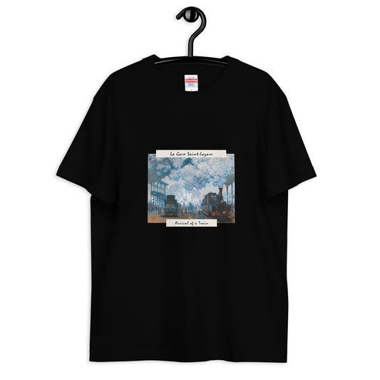 Tシャツ|モネ:サン・ラザール駅、列車の到着