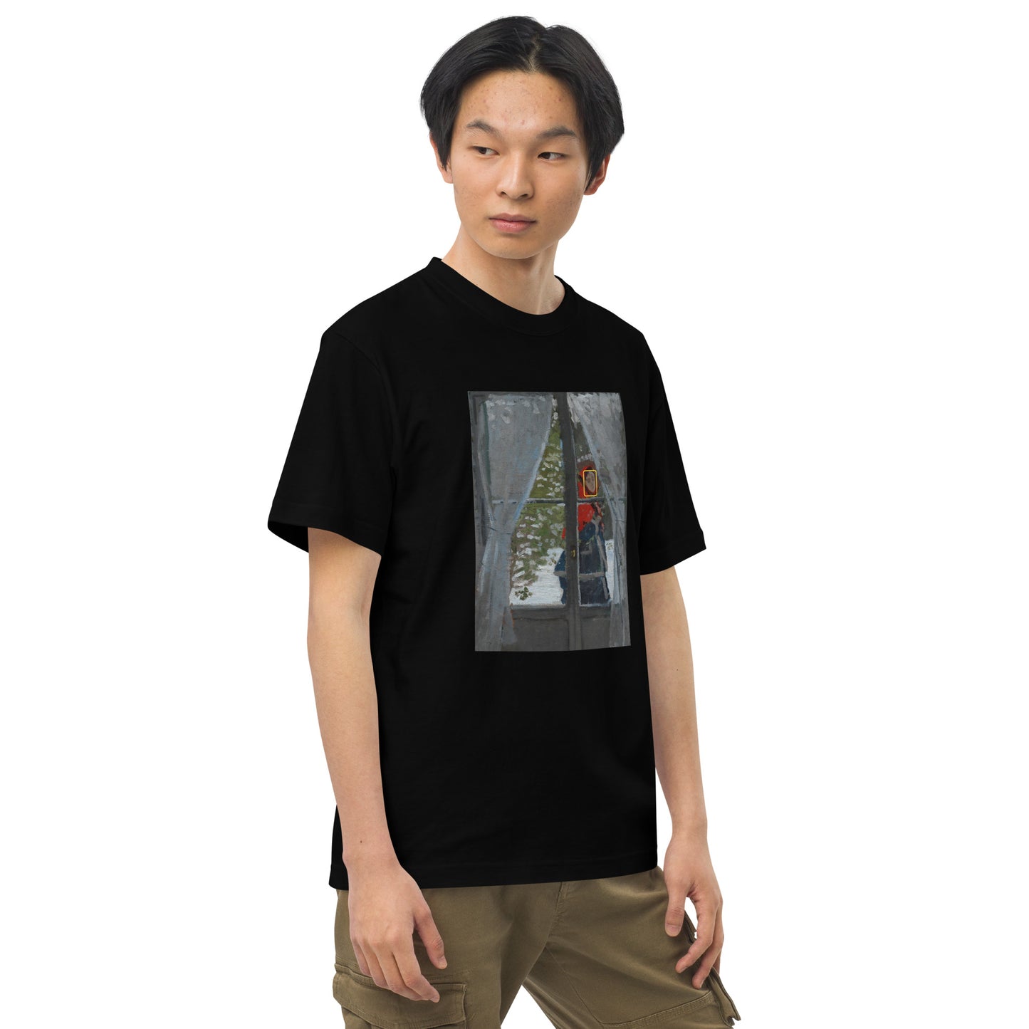 Tシャツ|モネ:赤いハンカチ