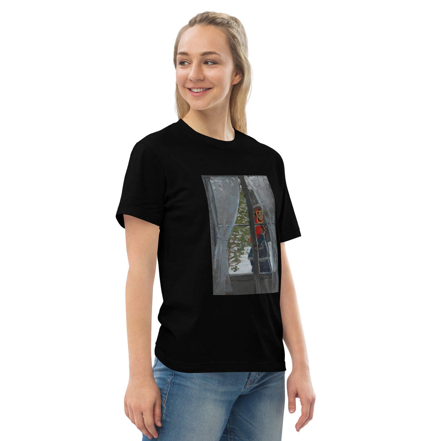 Tシャツ|モネ:赤いハンカチ