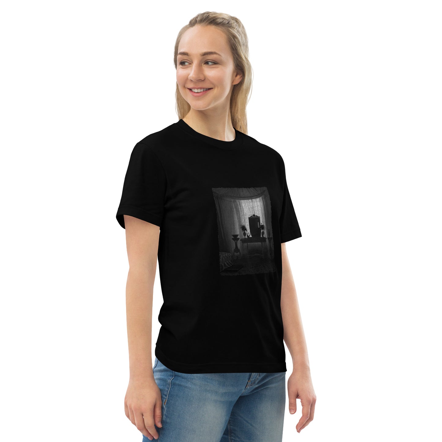 Tシャツ|ヨハン・ヴィルヘルム・ゲルトナー:コペンハーゲン近くのベルンシュトルフ宮殿の寝室
