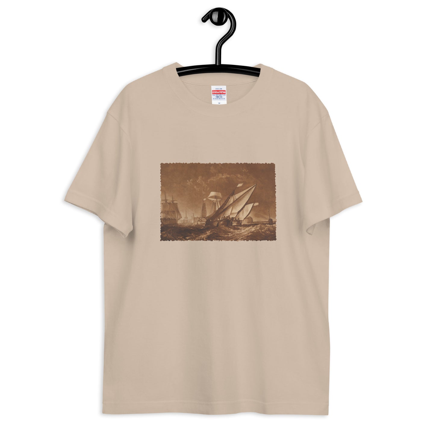 Tシャツ|ウィリアム・ターナー:カレー港の入り口 (Liber Studiorum、パート XI、プレート 55)