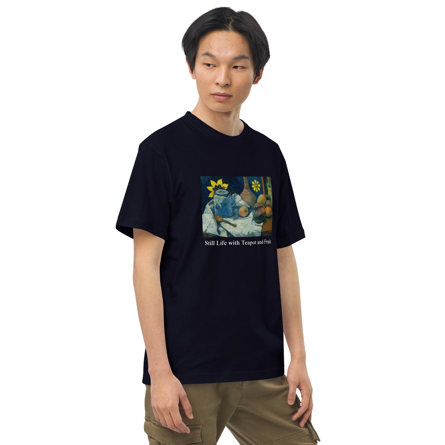 Tシャツ|ゴーギャン:ティーポットとフルーツのある静物