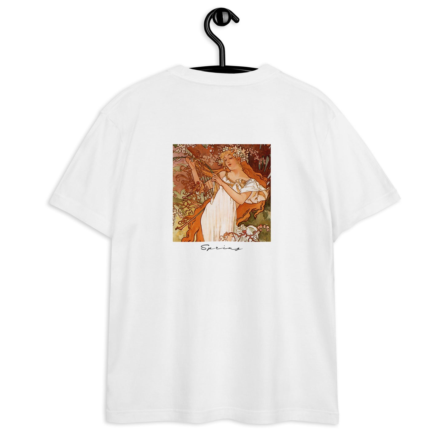 Tシャツ(バックプリント)|ミュシャ:春