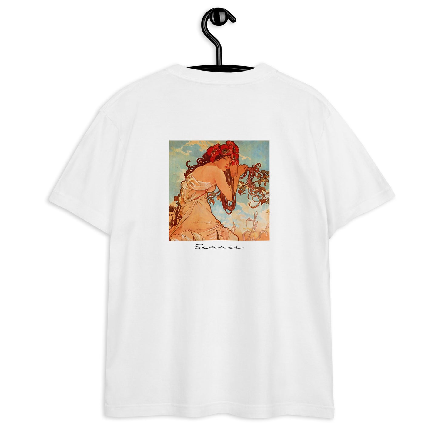 Tシャツ(バックプリント)|ミュシャ:夏