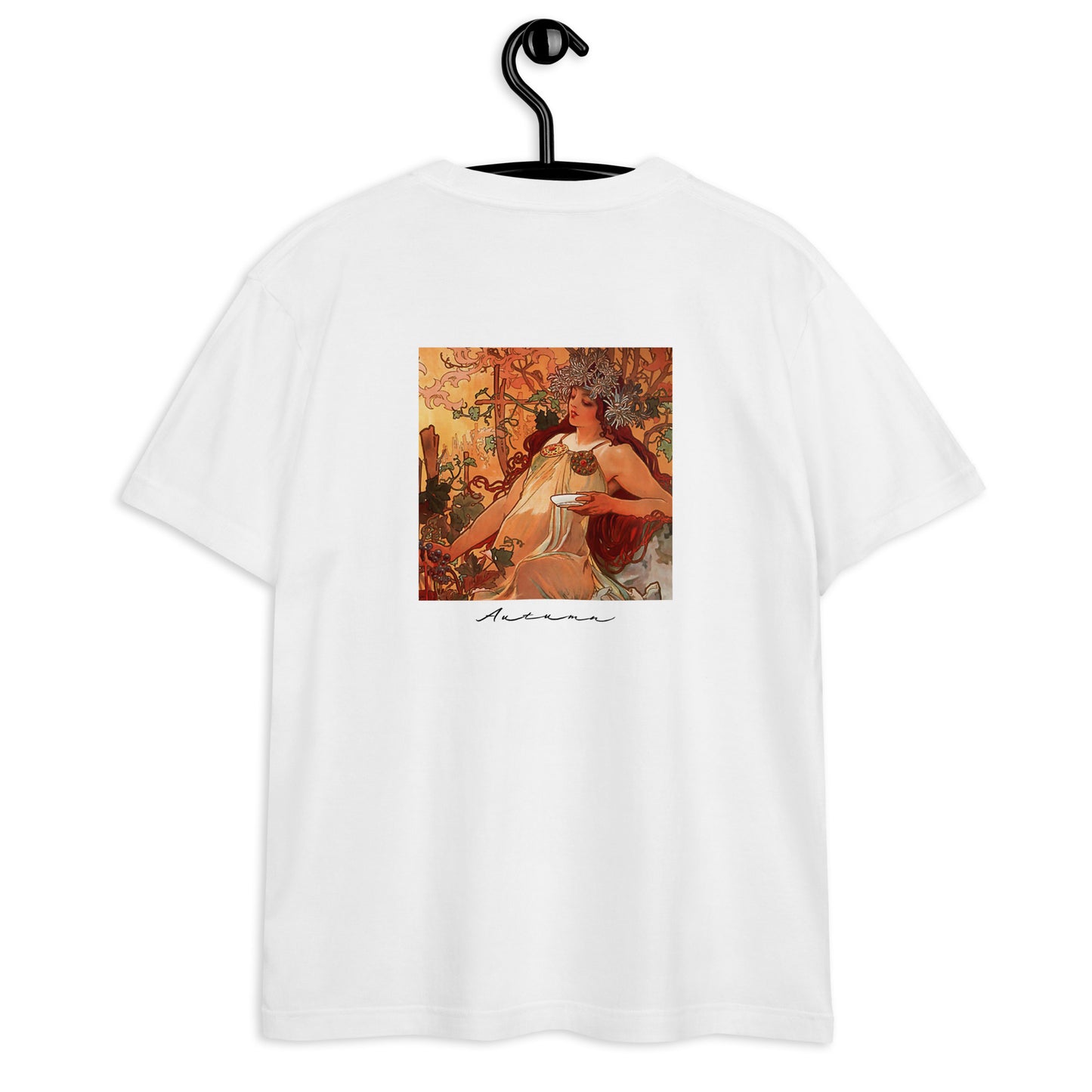 Tシャツ(バックプリント)|ミュシャ:秋