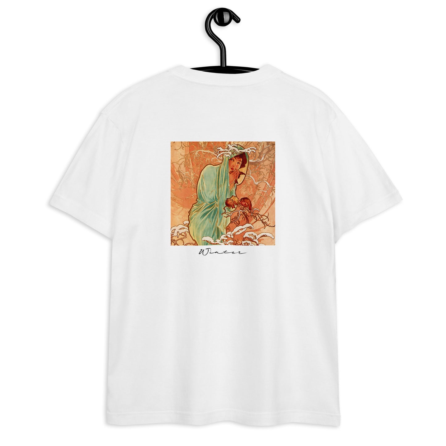 Tシャツ(バックプリント)|ミュシャ:冬