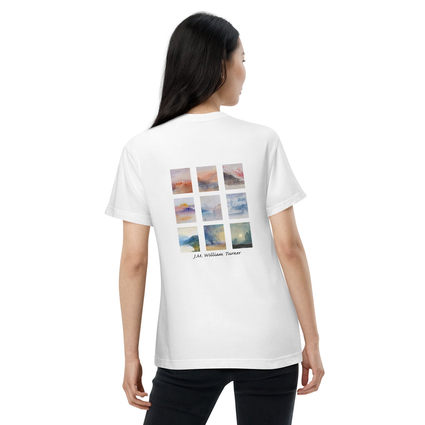 Tシャツ(バックプリント)|ジョセフ・マロード・ウィリアム・ターナー: パークのアルズウォーター