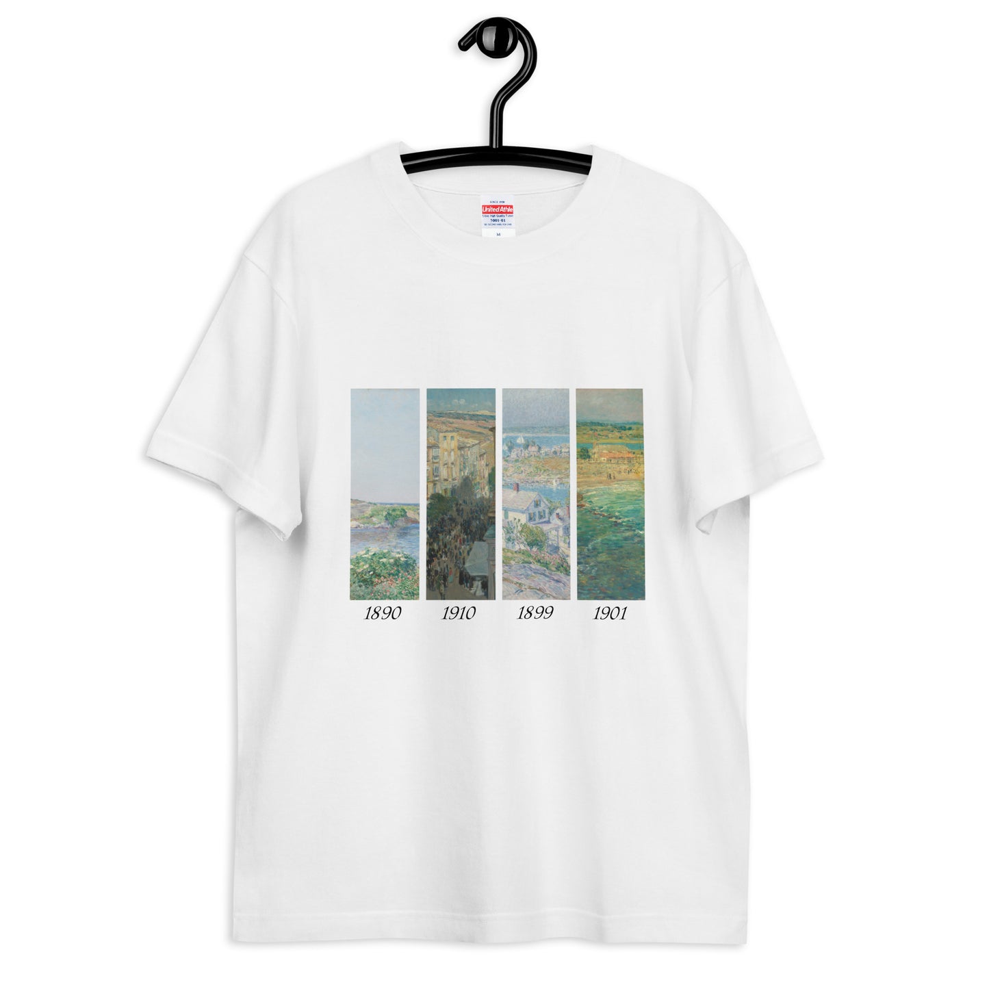 Tシャツ|チャイルド・ハッサム:ニューイングランドヘッドランズ/ベイリーズ・ビーチ、ニューポート、ロードアイランド州/アップルドアの小さな池/エル ソコドベル、トレド、スペイン