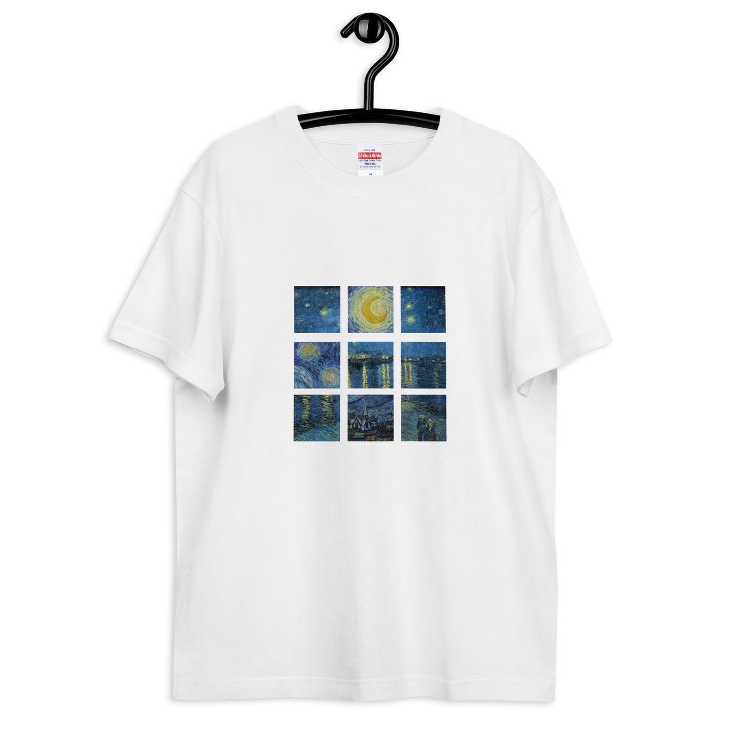 Tシャツ|ゴッホ:星月夜/ローヌ川の星月夜