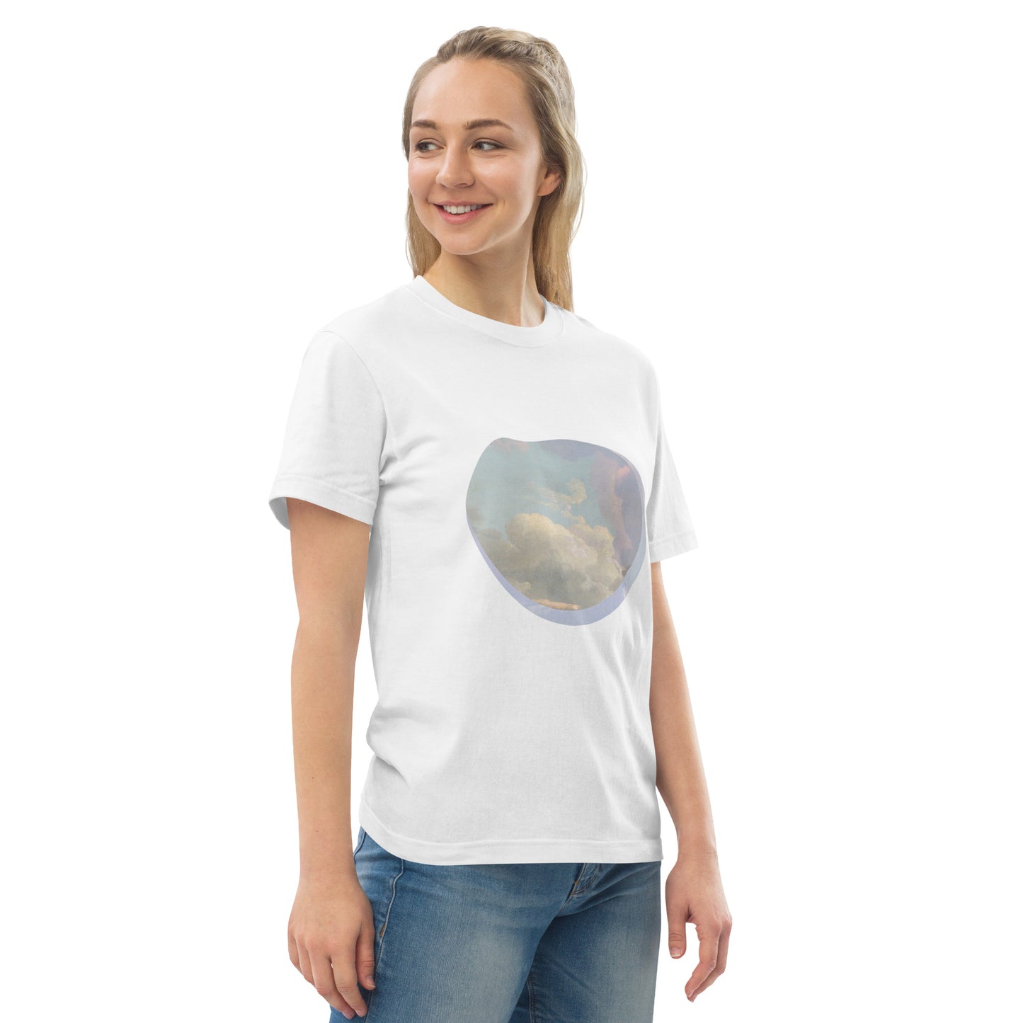 Tシャツ|サイモン・デニス:雲の勉強(夕方)/雲の研究(遠方の嵐)
