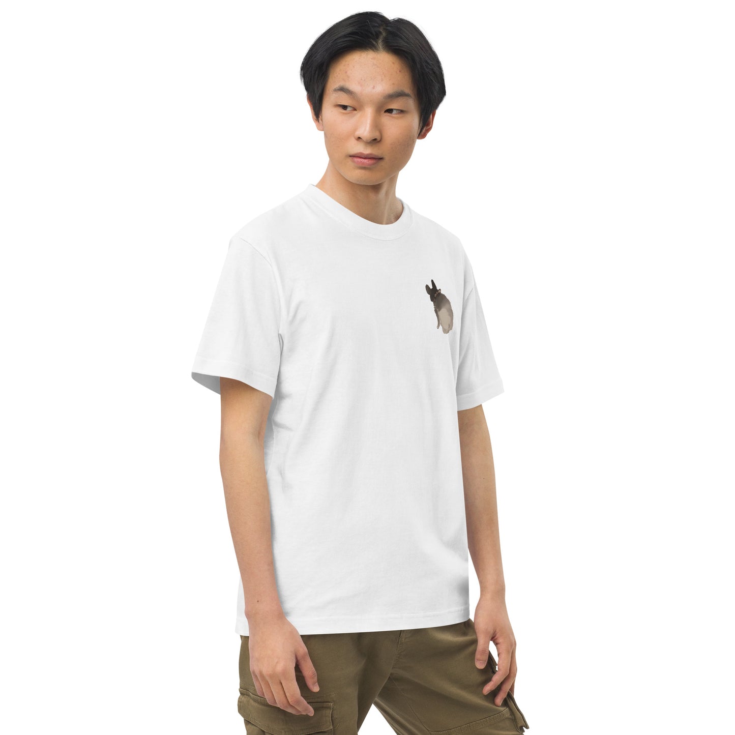 Tシャツ|川端玉章:後ろから見た猫