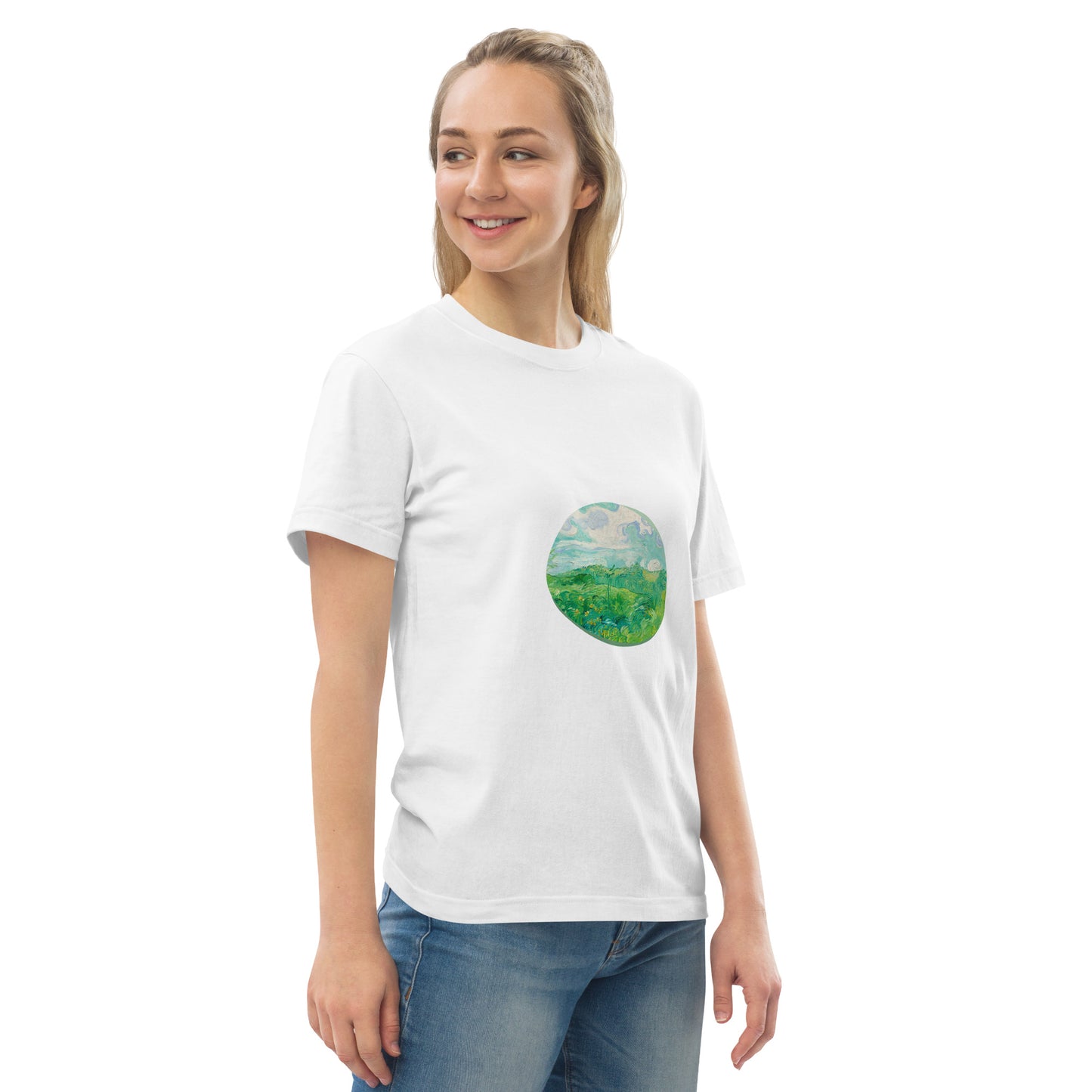 Tシャツ|ゴッホ:緑の麦畑