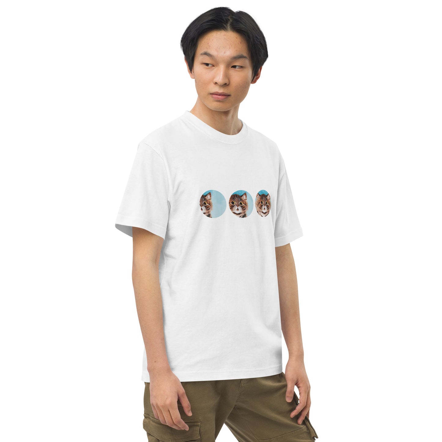 Tシャツ|ルイス・ウェイン:素敵な子猫に恋をした
