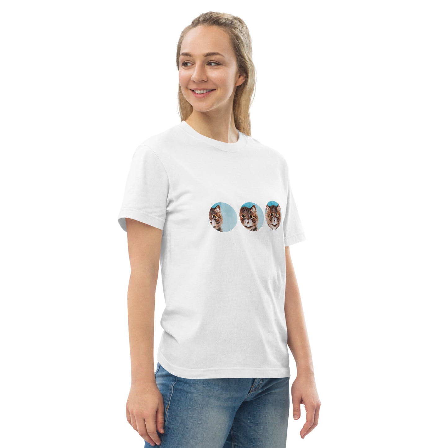 Tシャツ|ルイス・ウェイン:素敵な子猫に恋をした