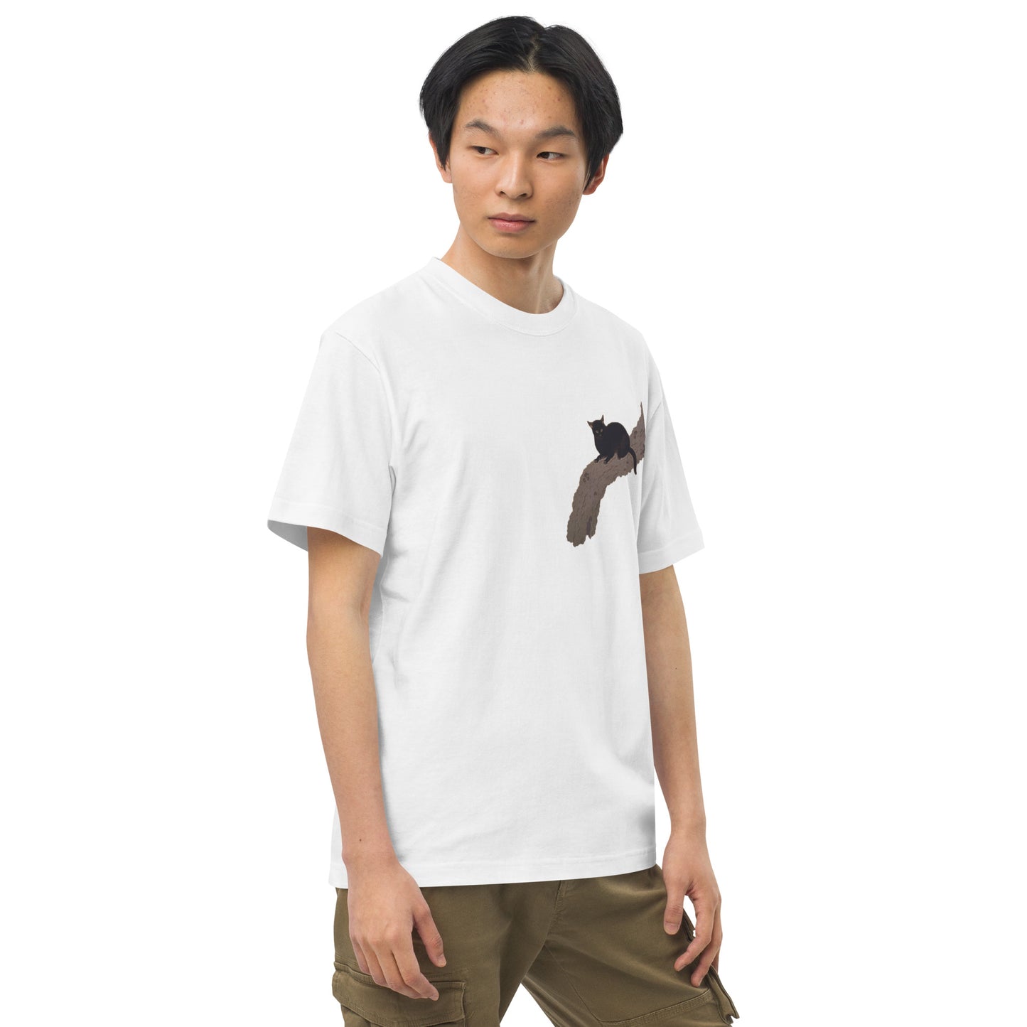Tシャツ|菱田春草:黒き猫