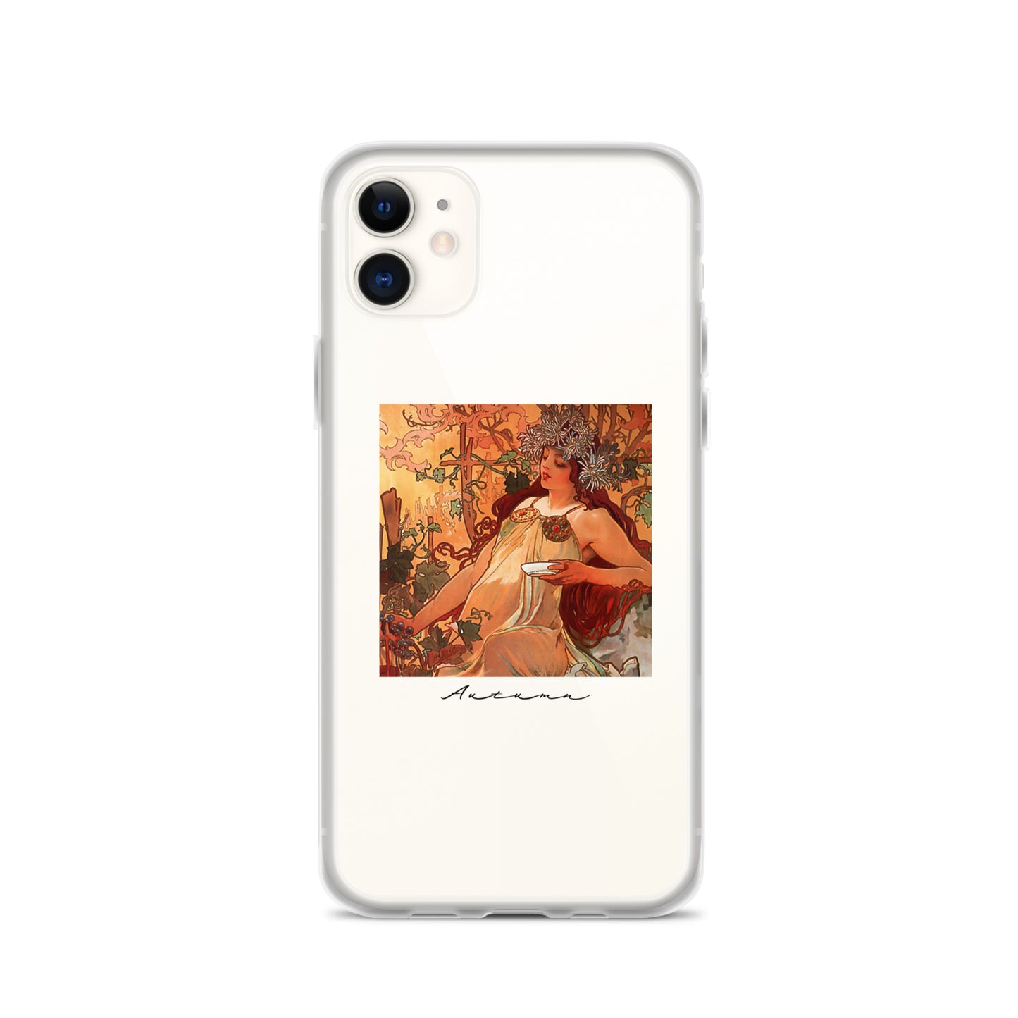 iPhoneケース|ミュシャ:秋