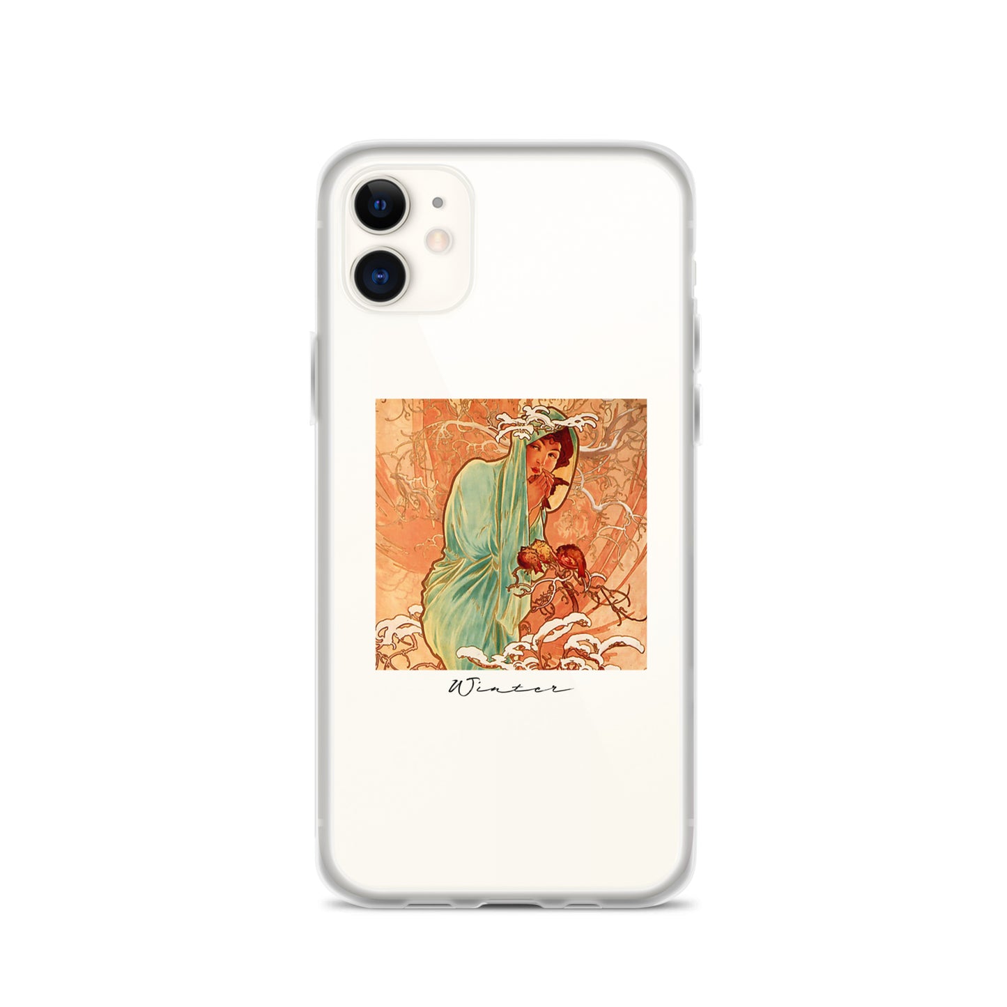 iPhoneケース|ミュシャ:冬