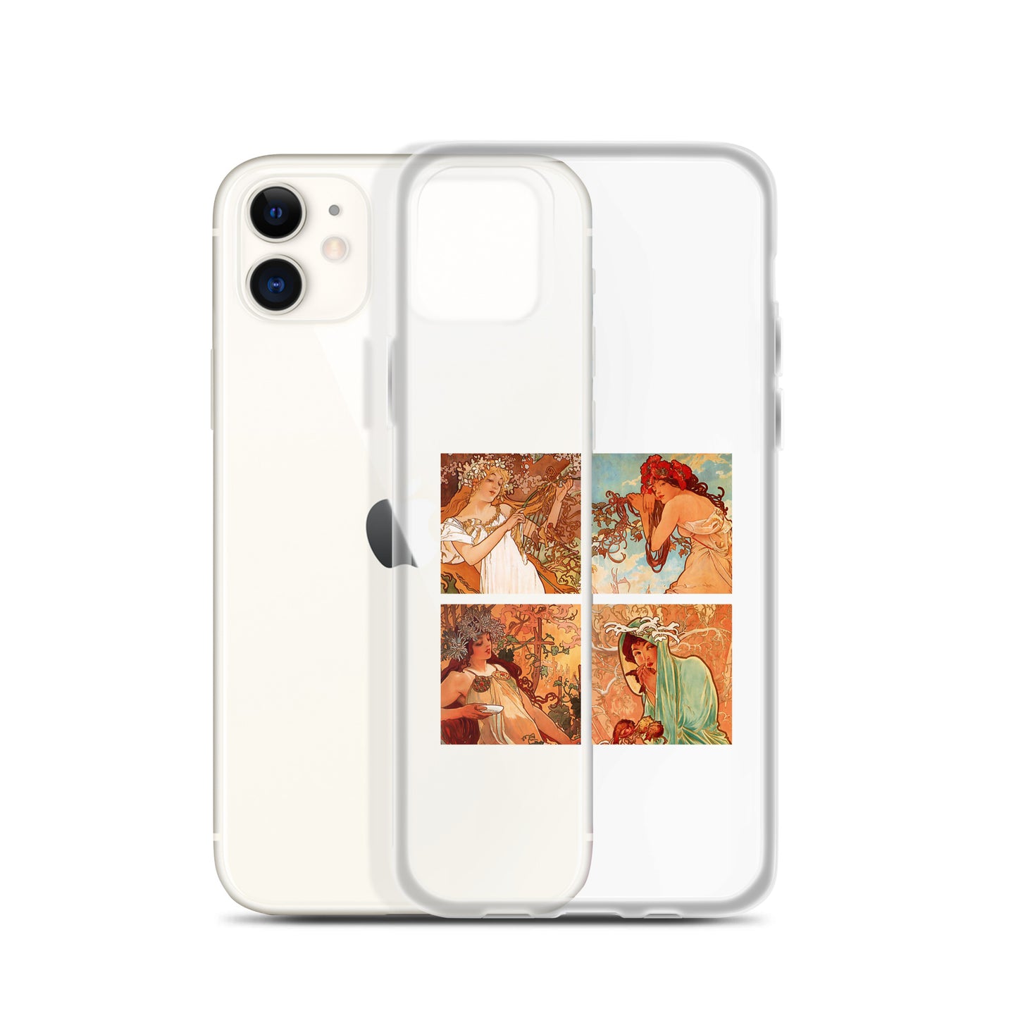 iPhoneケース|ミュシャ:四季