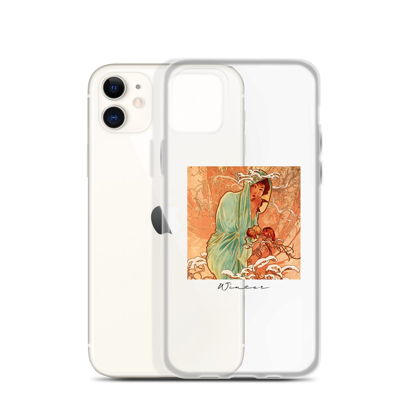 iPhoneケース|ミュシャ:冬