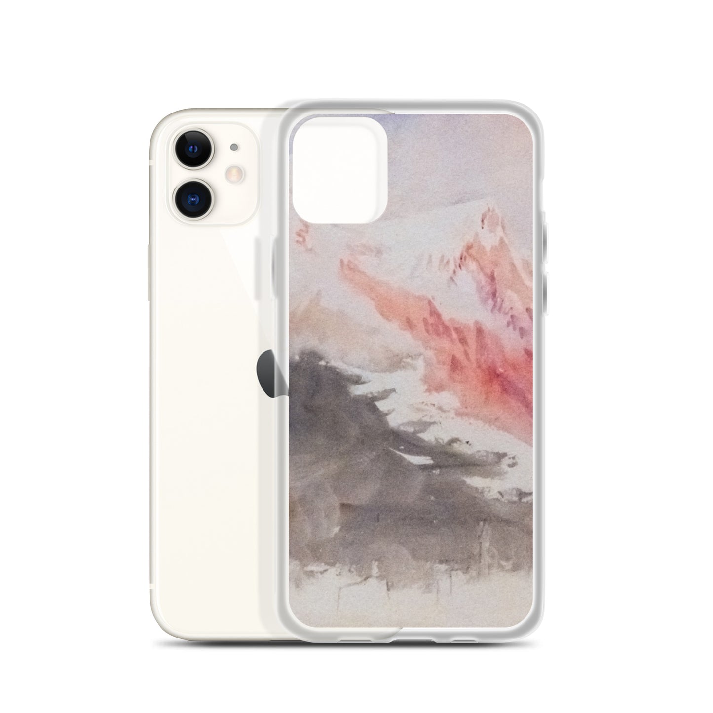 iPhoneケース|ジョセフ・マロード・ウィリアム・ターナー: 上空から見たモンブランとボッソン氷河
