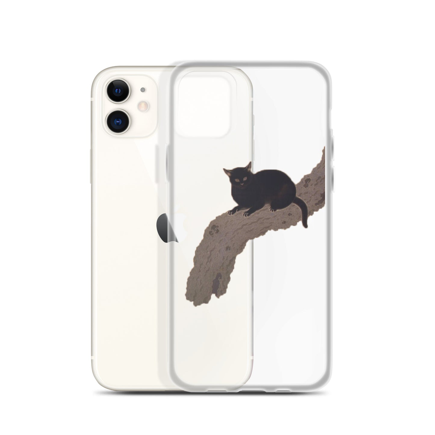 iPhoneケース|菱田春草:黒き猫