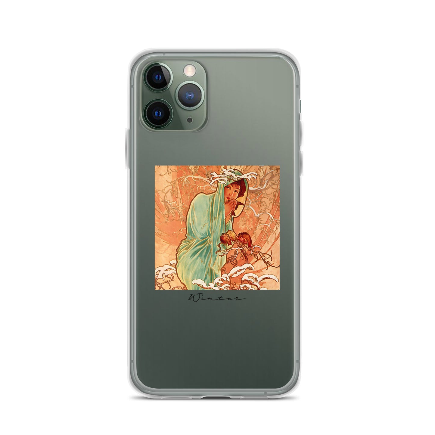 iPhoneケース|ミュシャ:冬