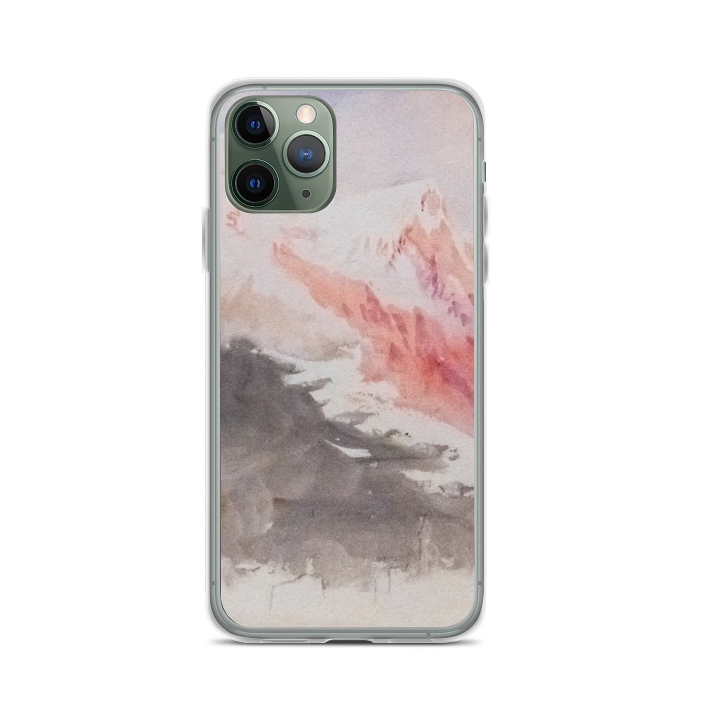 iPhoneケース|ジョセフ・マロード・ウィリアム・ターナー: 上空から見たモンブランとボッソン氷河