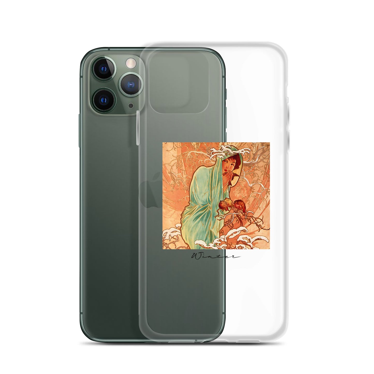 iPhoneケース|ミュシャ:冬