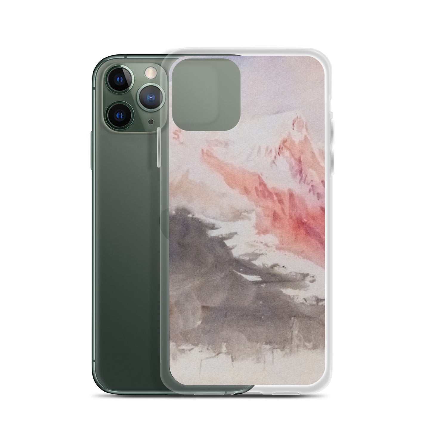 iPhoneケース|ジョセフ・マロード・ウィリアム・ターナー: 上空から見たモンブランとボッソン氷河