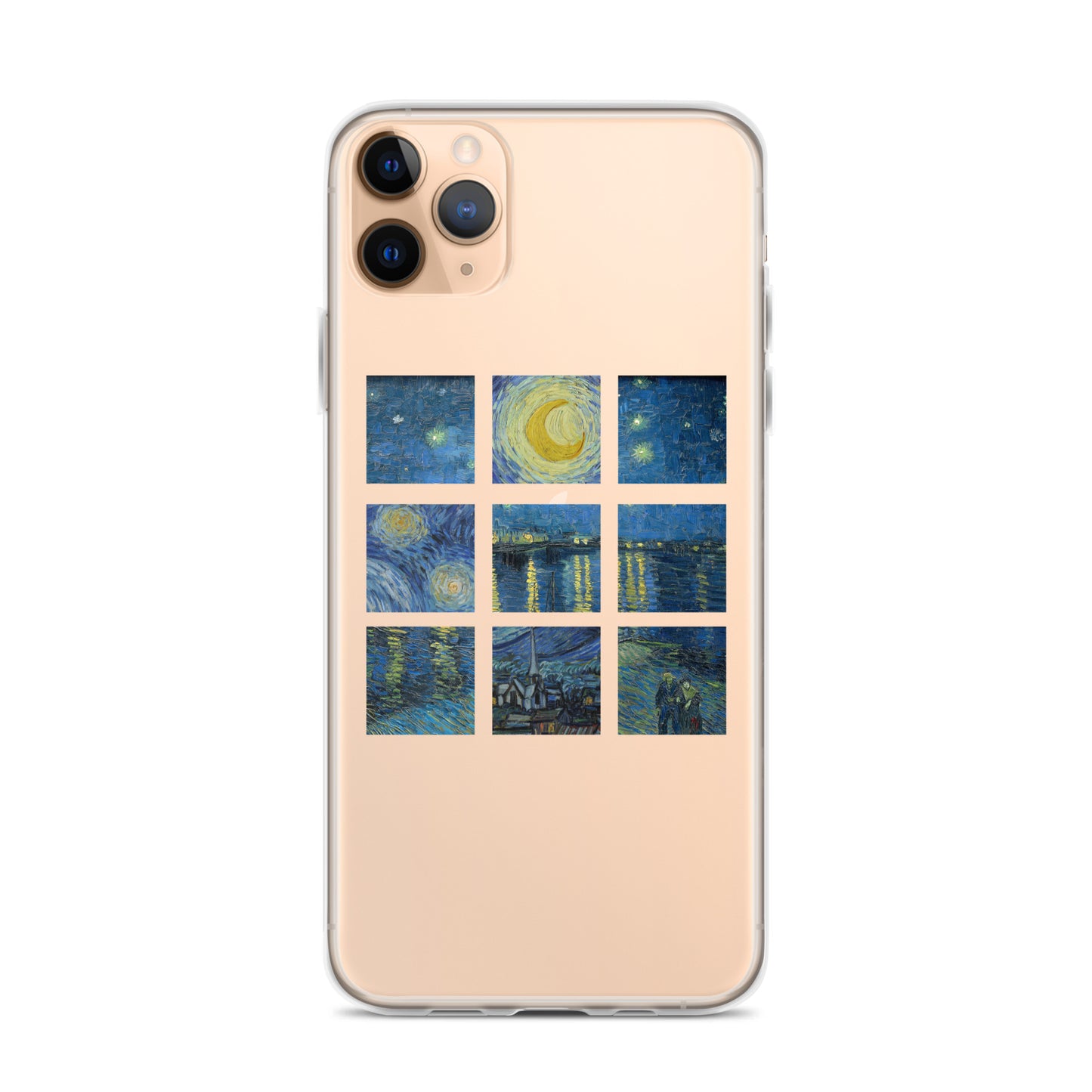 iPhoneケース|ゴッホ:星月夜/ローヌ川の星月夜