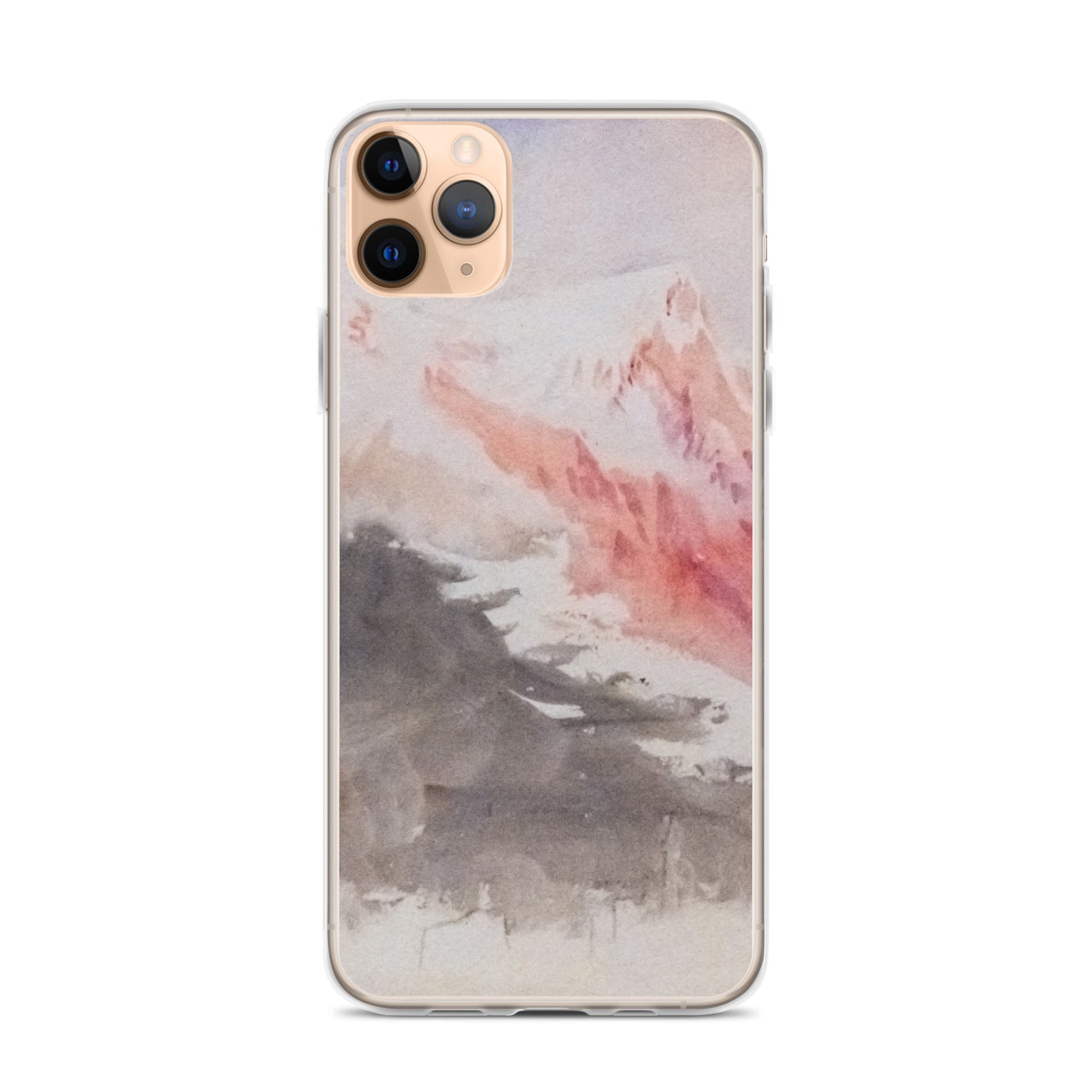 iPhoneケース|ジョセフ・マロード・ウィリアム・ターナー: 上空から見たモンブランとボッソン氷河