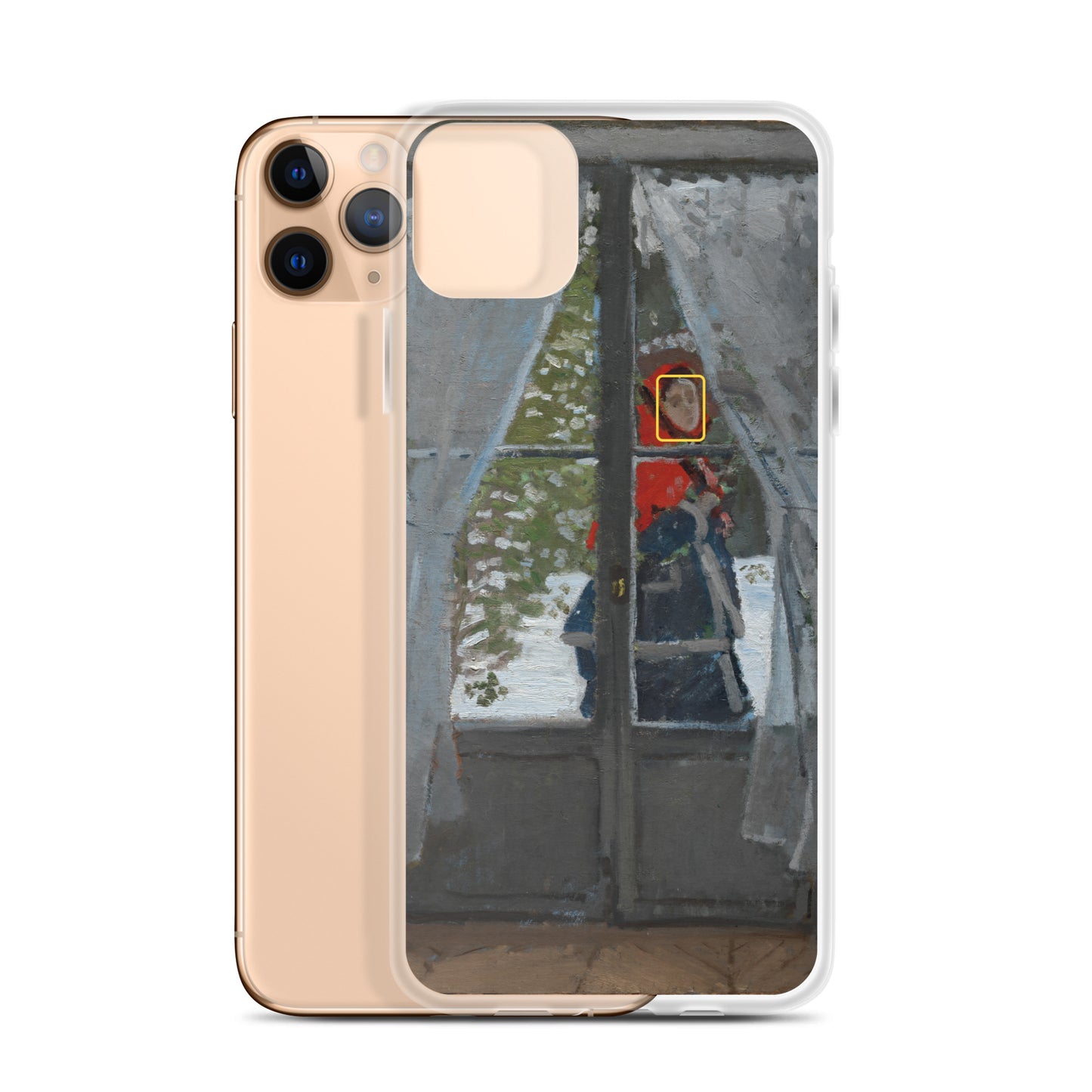 iPhoneケース|モネ:赤いハンカチ