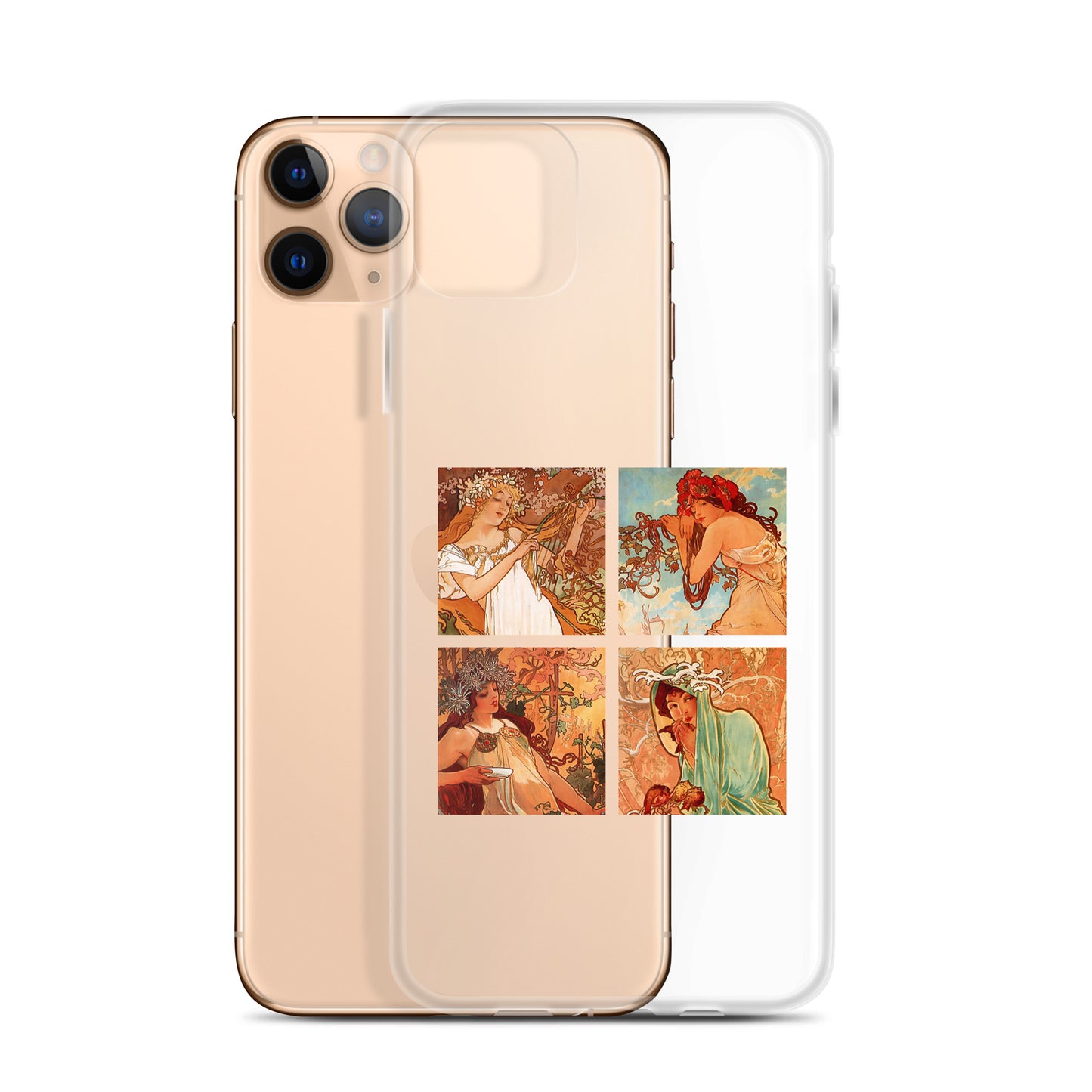 iPhoneケース|ミュシャ:四季
