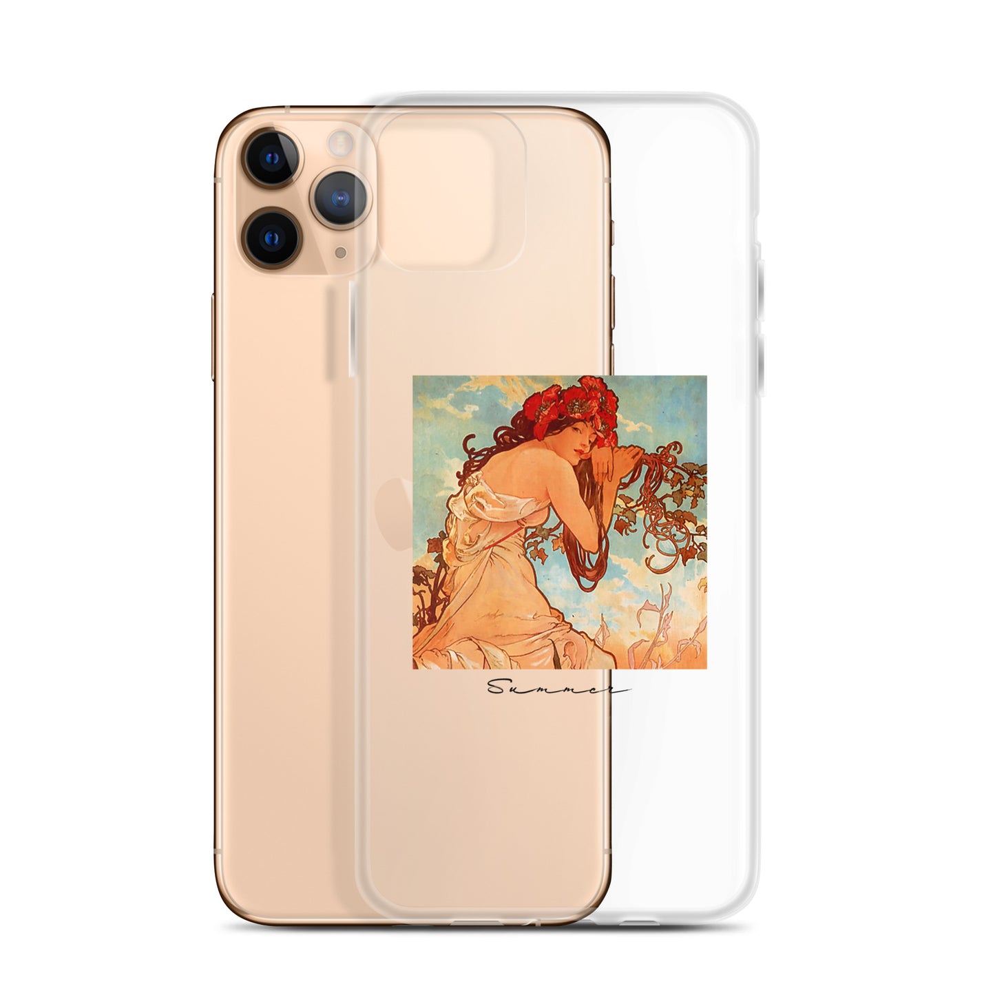 iPhoneケース|ミュシャ:夏