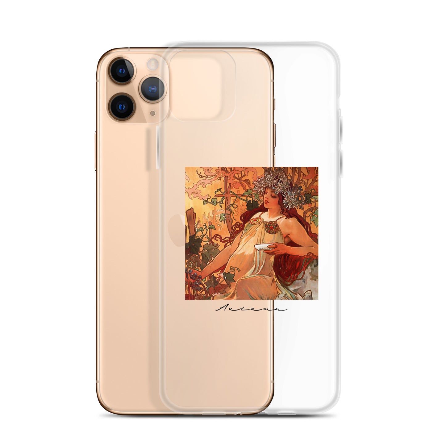 iPhoneケース|ミュシャ:秋