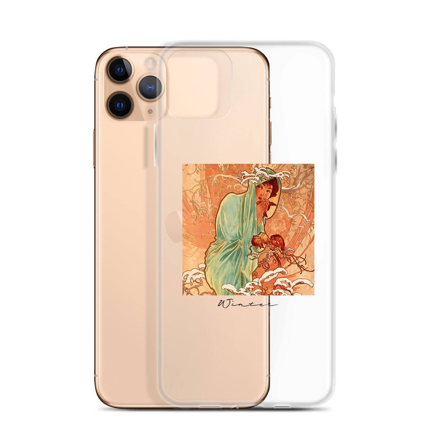 iPhoneケース|ミュシャ:冬