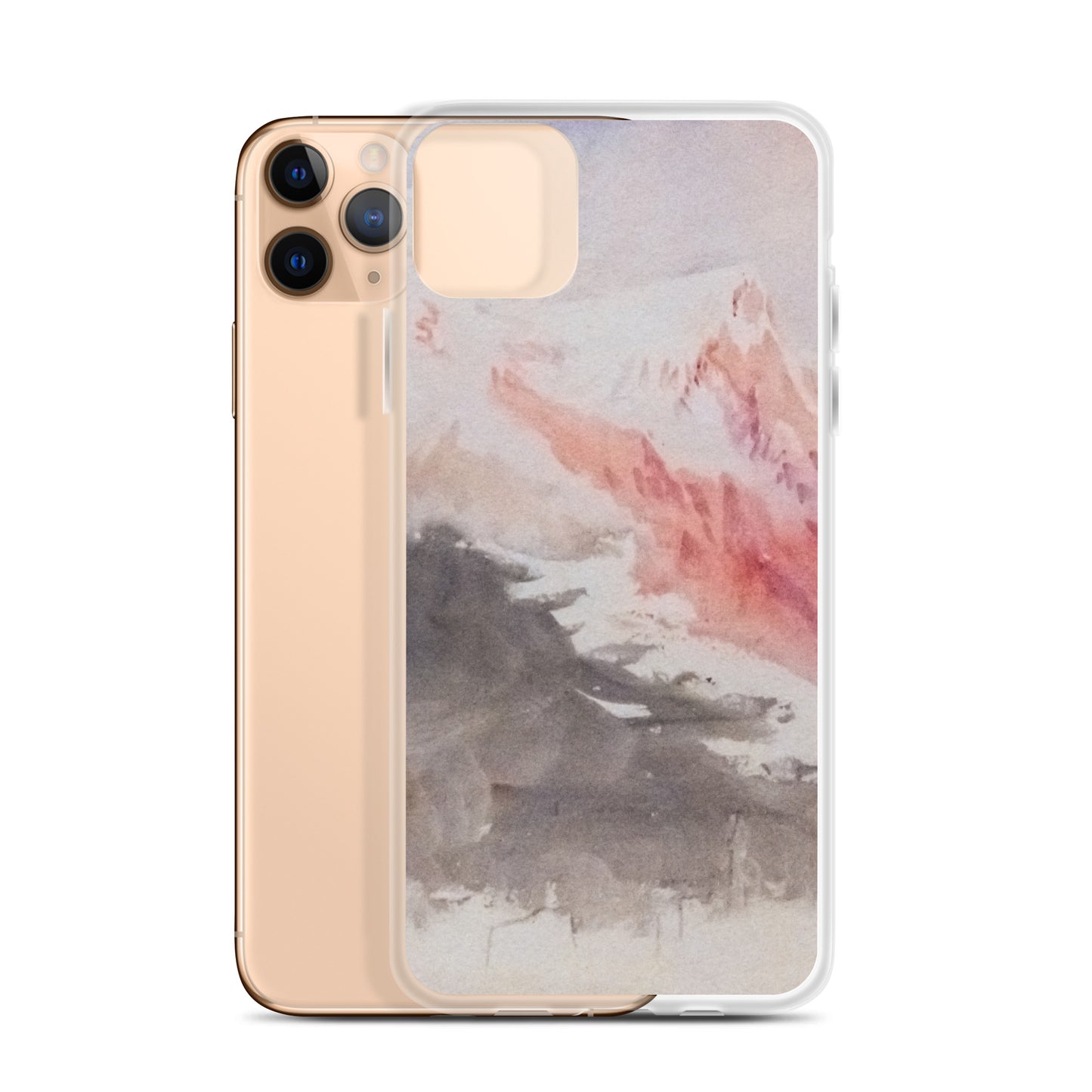 iPhoneケース|ジョセフ・マロード・ウィリアム・ターナー: 上空から見たモンブランとボッソン氷河