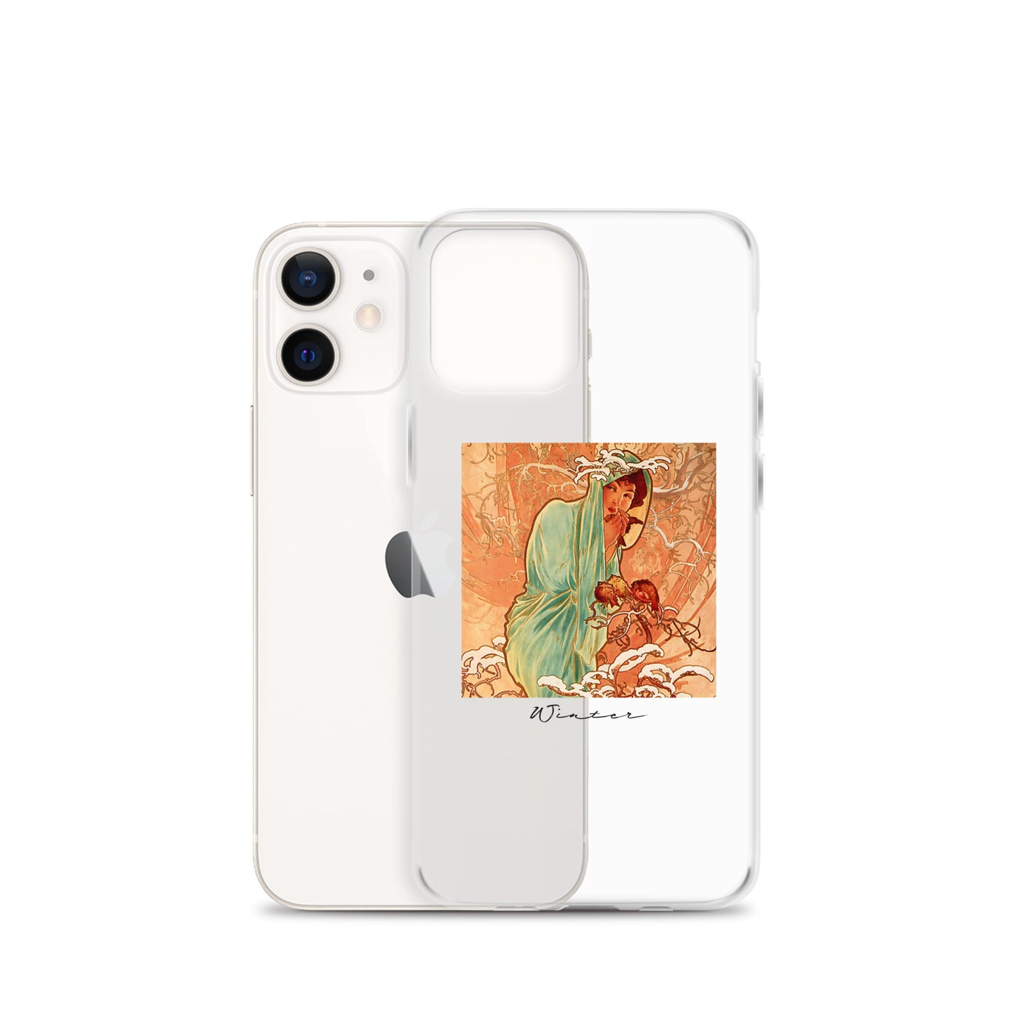 iPhoneケース|ミュシャ:冬
