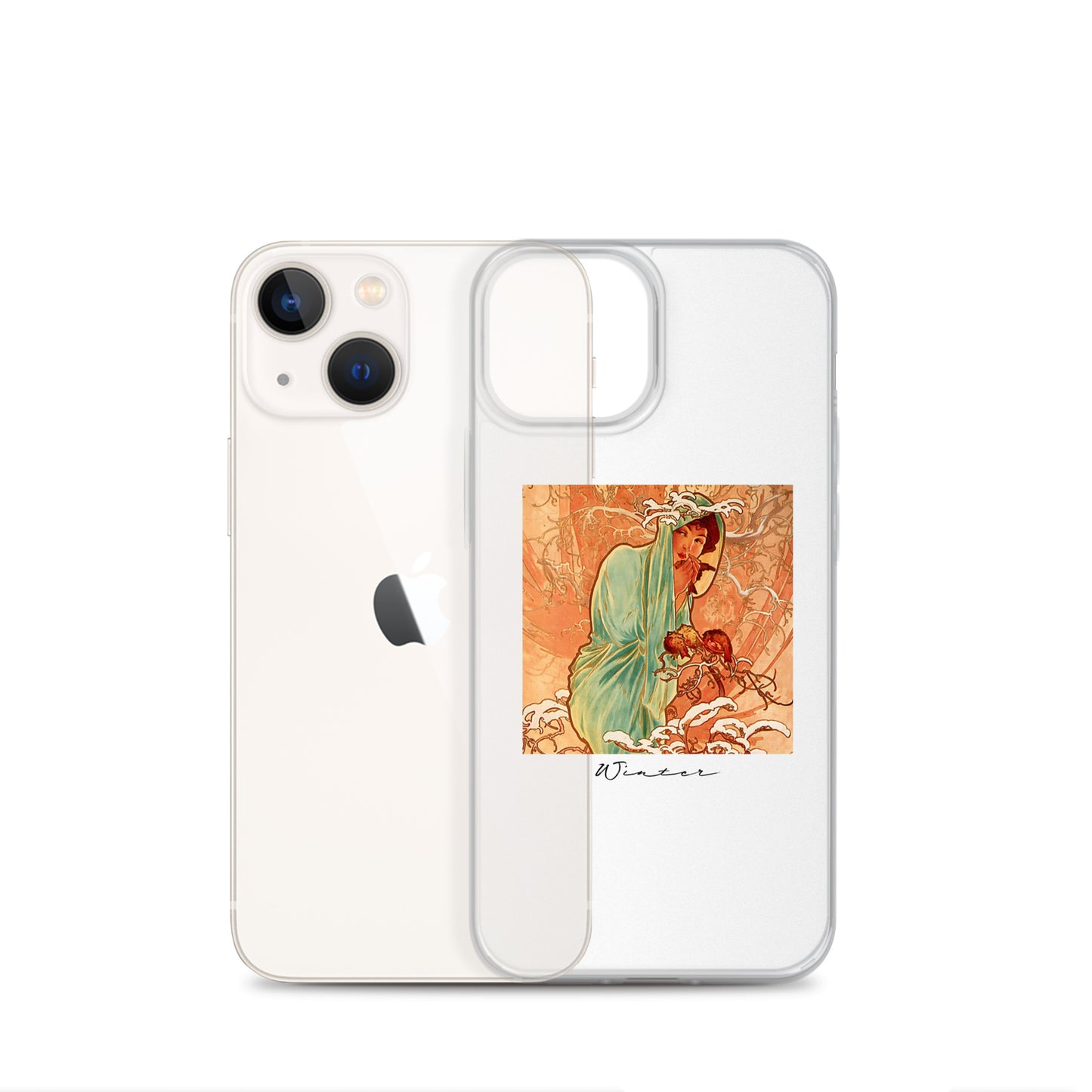 iPhoneケース|ミュシャ:冬
