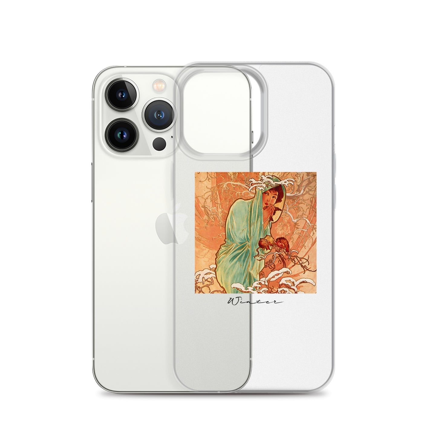 iPhoneケース|ミュシャ:冬