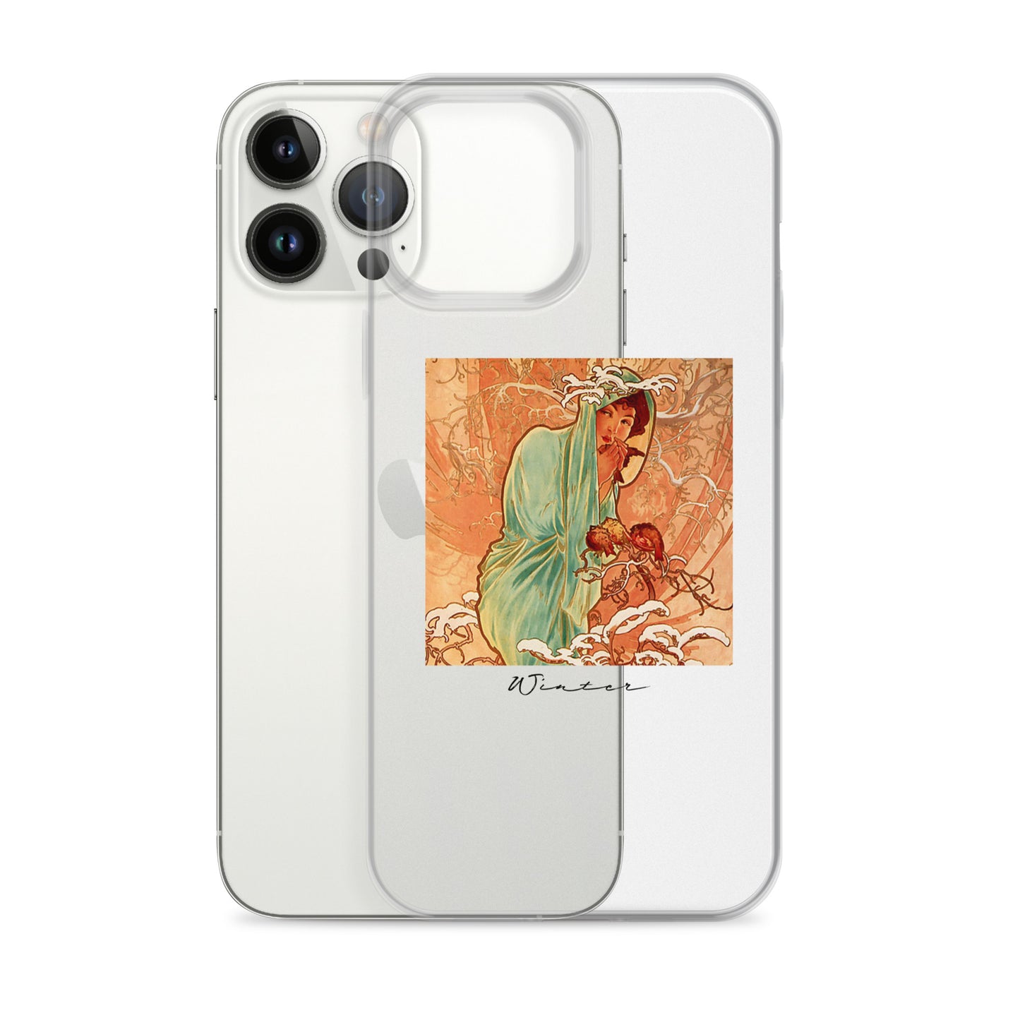 iPhoneケース|ミュシャ:冬