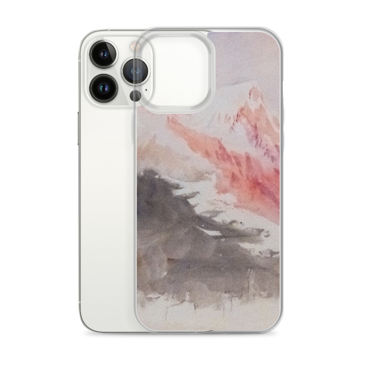 iPhoneケース|ジョセフ・マロード・ウィリアム・ターナー: 上空から見たモンブランとボッソン氷河