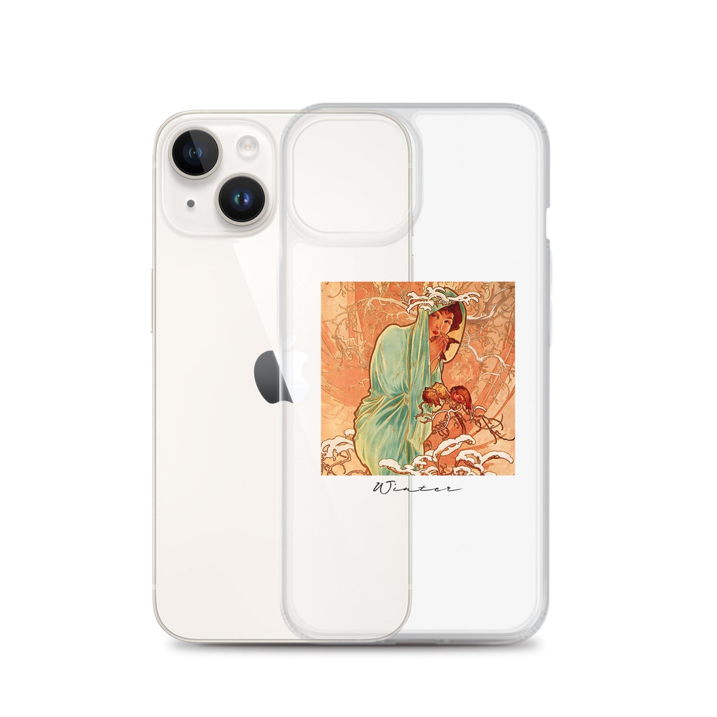 iPhoneケース|ミュシャ:冬