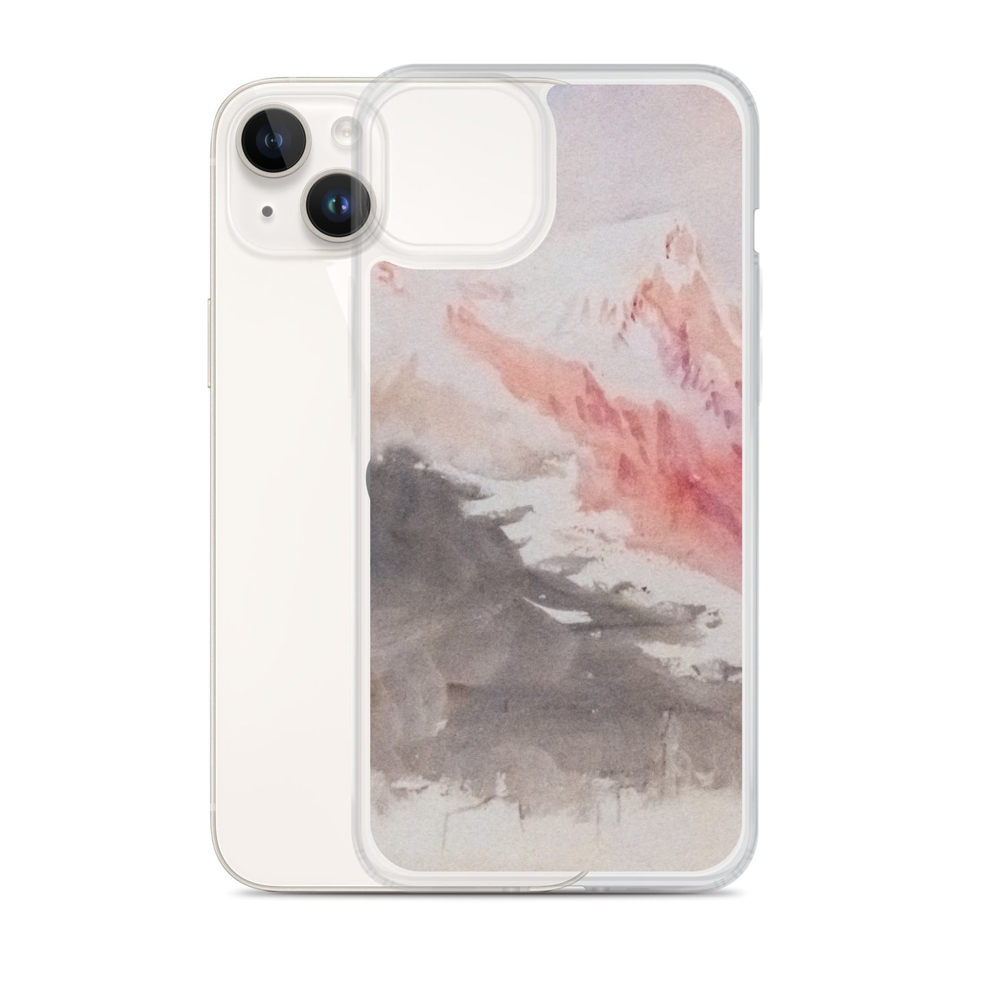 iPhoneケース|ジョセフ・マロード・ウィリアム・ターナー: 上空から見たモンブランとボッソン氷河