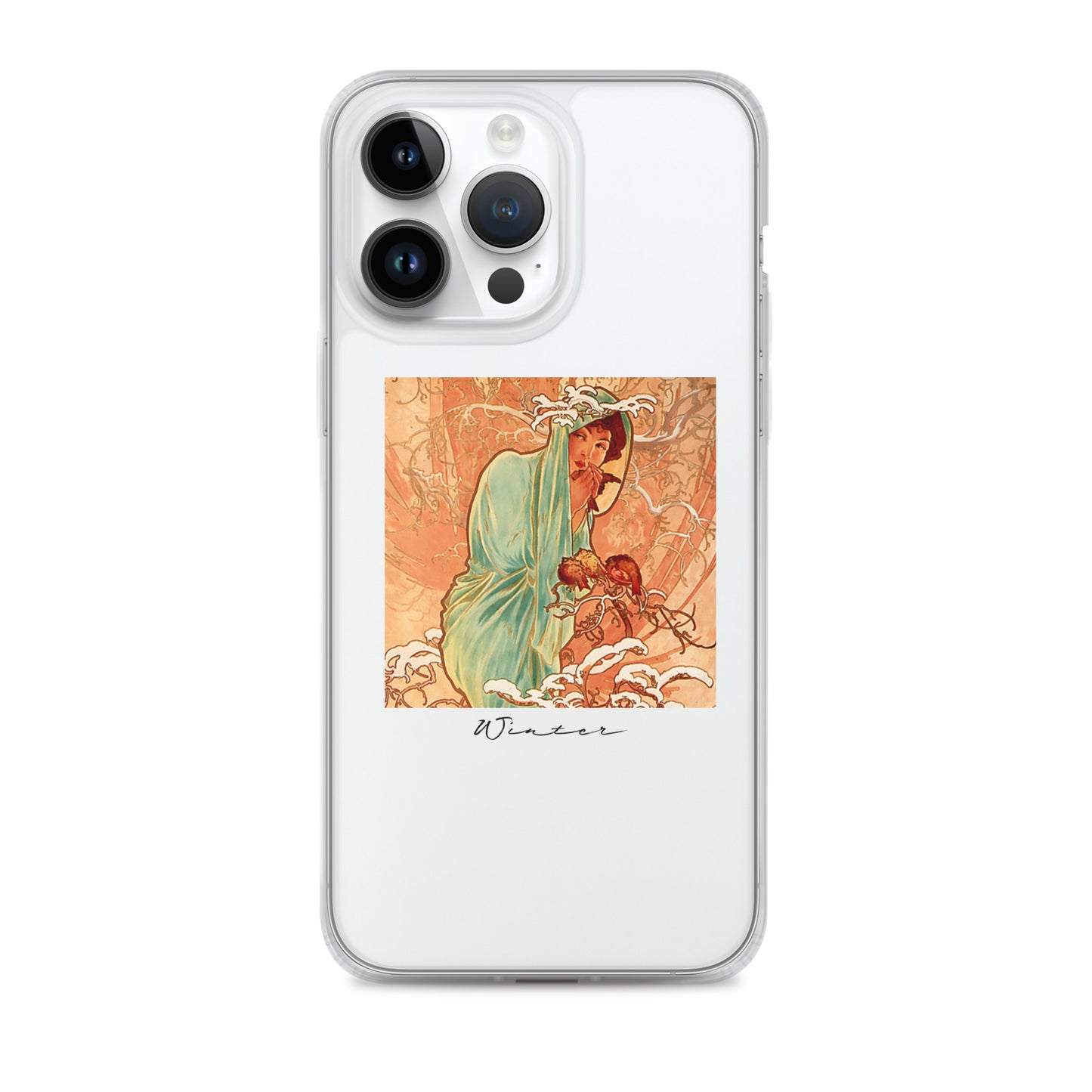 iPhoneケース|ミュシャ:冬