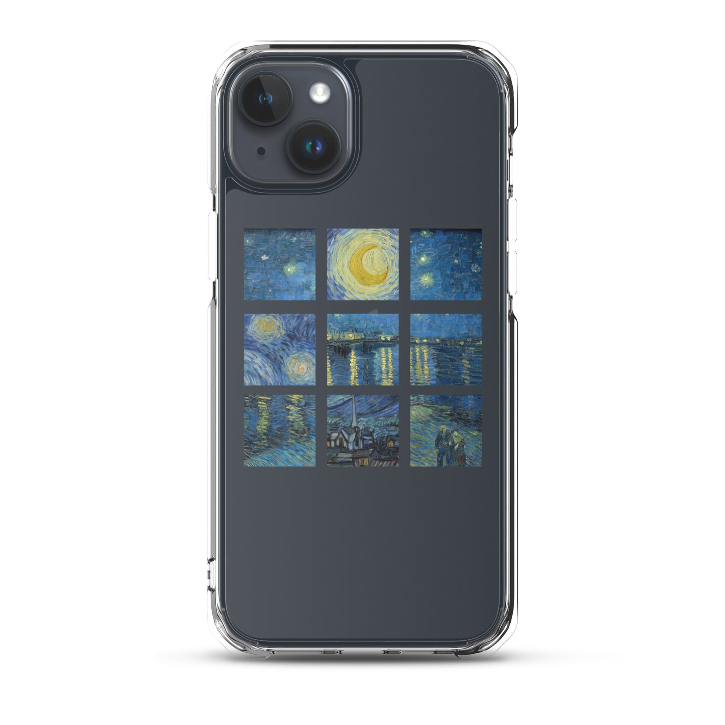 iPhoneケース|ゴッホ:星月夜/ローヌ川の星月夜